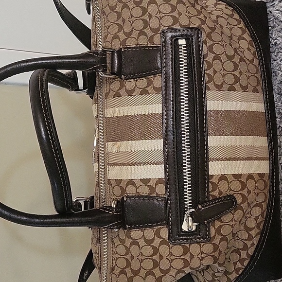 Coach Legacy Signature Medium Candice Khaky Bag - Picture 3 of 7